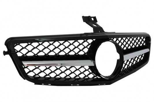 Front Grille C63 Sport Design Piano Black for Mercedes C-Class W204 S204 (2007–2014)
