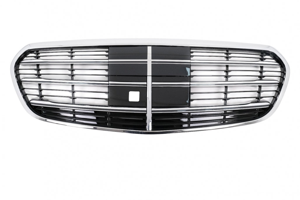 Front Grille Chrome Black for Mercedes S-Class W223 Limousine (2020-up)