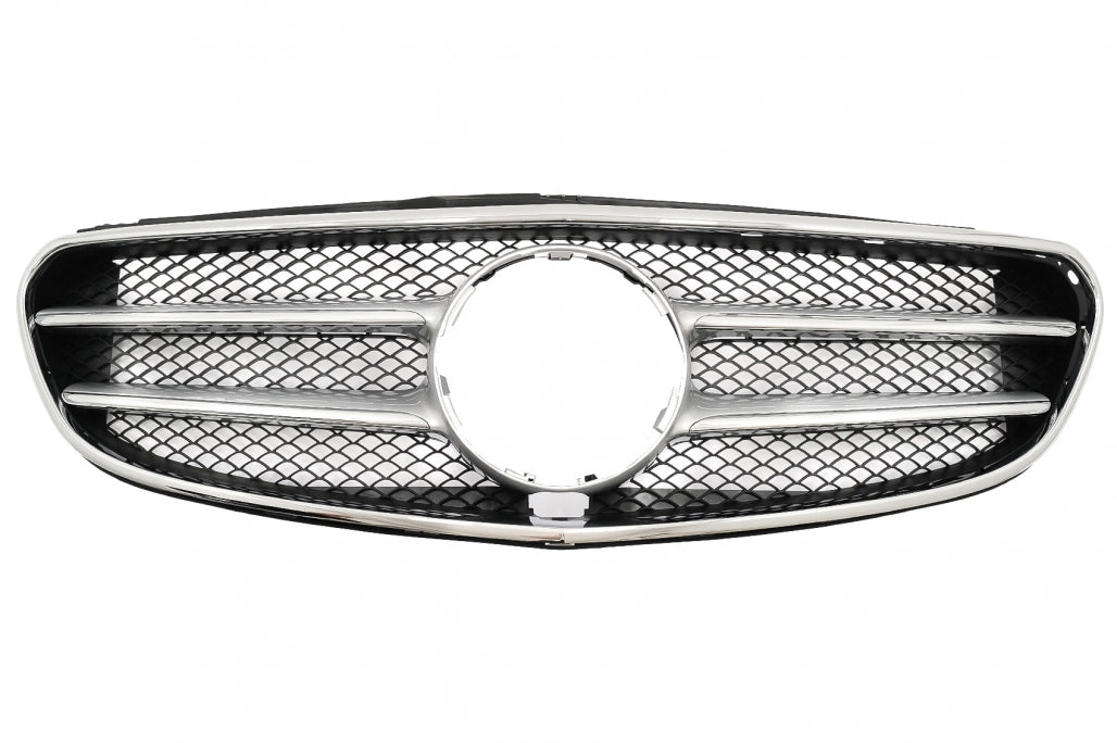 Front Grille Chrome Design with 360 Camera Support for Mercedes E-Class W212 S212 Facelift (2013–2016)