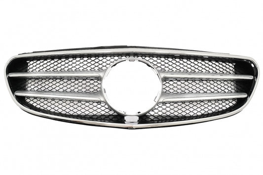 Front Grille Chrome Design with 360 Camera Support for Mercedes E-Class W212 S212 Facelift (2013–2016)
