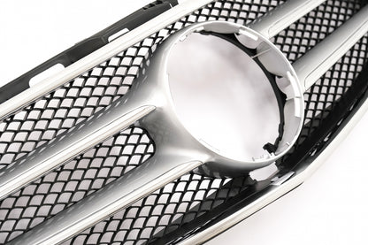 Front Grille Chrome Design with 360 Camera Support for Mercedes E-Class W212 S212 Facelift (2013–2016)