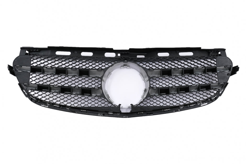 Front Grille Chrome Design with 360 Camera Support for Mercedes E-Class W212 S212 Facelift (2013–2016)