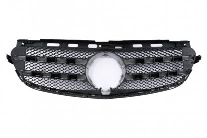 Front Grille Chrome Design with 360 Camera Support for Mercedes E-Class W212 S212 Facelift (2013–2016)