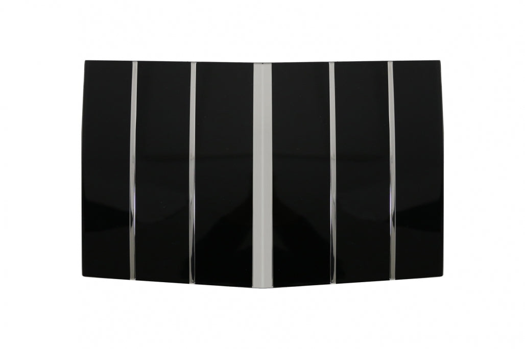 Front Grille Distronic Cover Vertical Design Chrome for Mercedes S-Class W222 X222 (2014–2020)