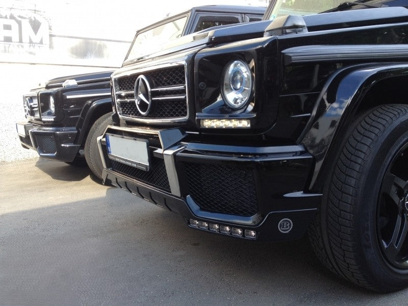 Front Grille G65 Design Piano Black Chrome for Mercedes G-Class W463 (1990–2012)