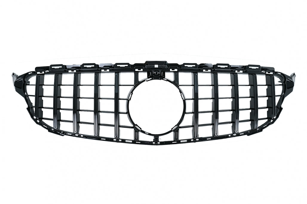 Front Grille GT-R Design for Mercedes C-Class W205 S205 C205 A205 (2014–2020)