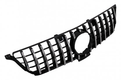 Front Grille GT-R Panamericana Black Chrome for Mercedes ML-Class W166 (2012–2014)