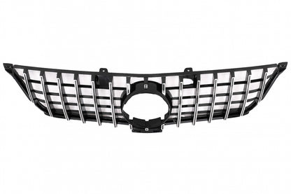 Front Grille GT-R Panamericana Black Chrome for Mercedes ML-Class W166 (2012–2014)