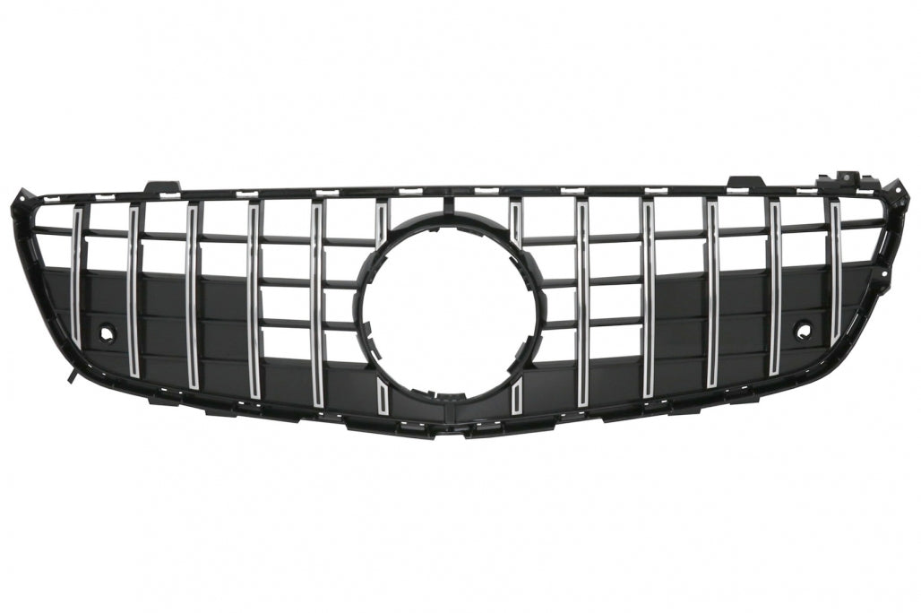 Front Grille GT-R Panamericana Black Chrome for Mercedes SL-Class R231 (2012–2016)