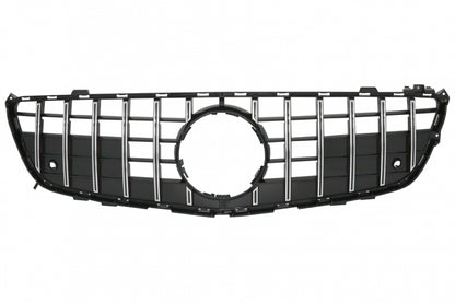 Front Grille GT-R Panamericana Black Chrome for Mercedes SL-Class R231 (2012–2016)