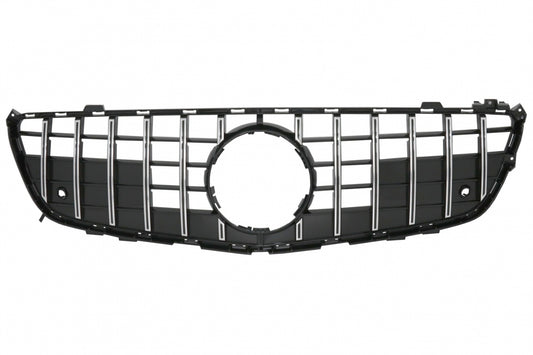 Front Grille GT-R Panamericana Black Chrome for Mercedes SL-Class R231 (2012–2016)