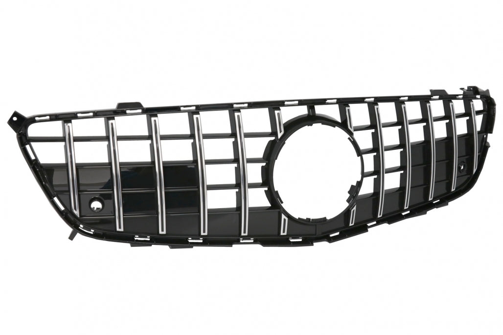 Front Grille GT-R Panamericana Black Chrome for Mercedes SL-Class R231 (2012–2016)