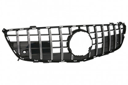 Front Grille GT-R Panamericana Black Chrome for Mercedes SL-Class R231 (2012–2016)