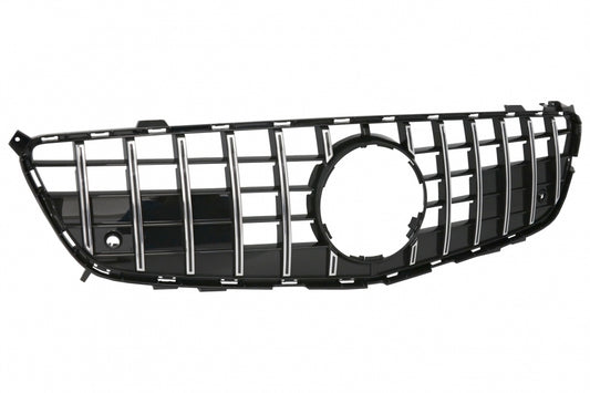 Front Grille GT-R Panamericana Black Chrome for Mercedes SL-Class R231 (2012–2016)