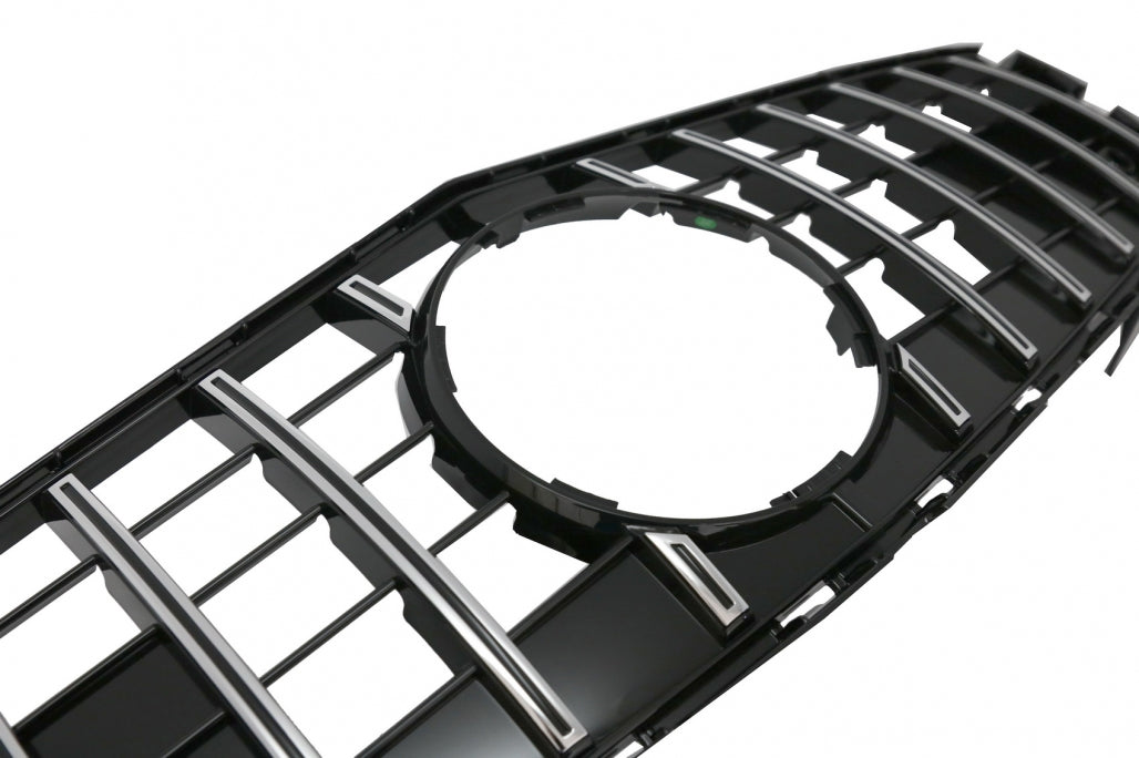 Front Grille GT-R Panamericana Black Chrome for Mercedes SL-Class R231 (2012–2016)