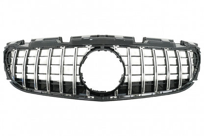 Front Grille GT-R Panamericana Black Chrome for Mercedes SLC-Class R172 Facelift (2016–2019)