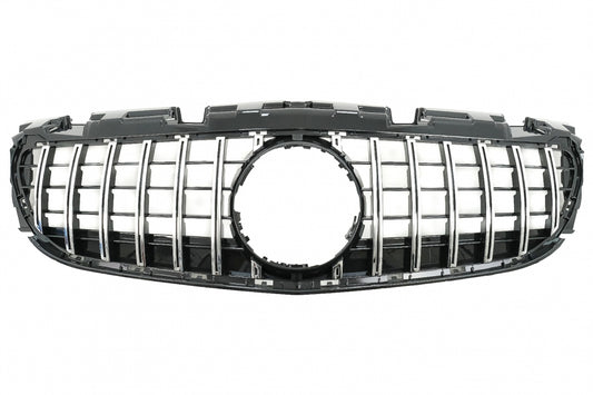 Front Grille GT-R Panamericana Black Chrome for Mercedes SLC-Class R172 Facelift (2016–2019)