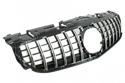 Front Grille GT-R Panamericana Black Chrome for Mercedes SLC-Class R172 Facelift (2016–2019)