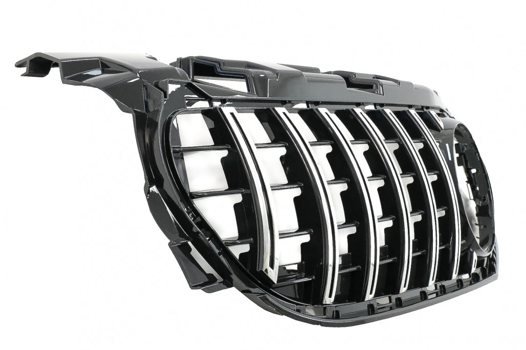 Front Grille GT-R Panamericana Black Chrome for Mercedes SLC-Class R172 Facelift (2016–2019)