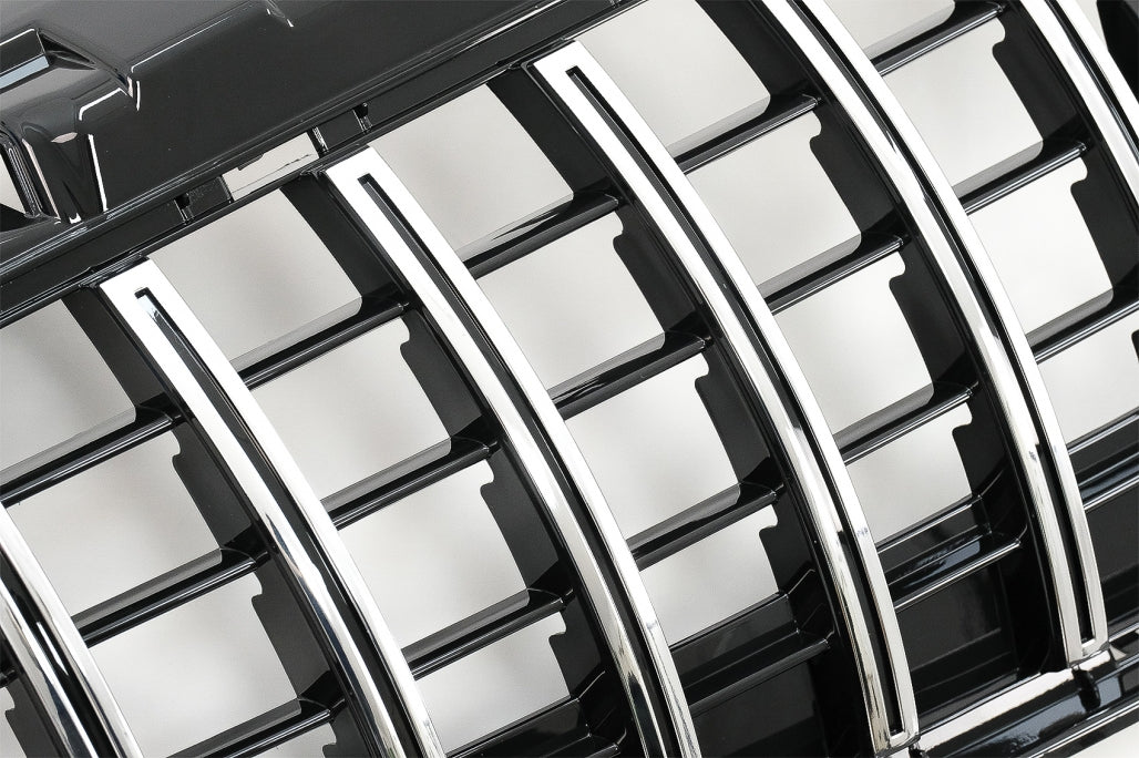 Front Grille GT-R Panamericana Black Chrome for Mercedes SLC-Class R172 Facelift (2016–2019)