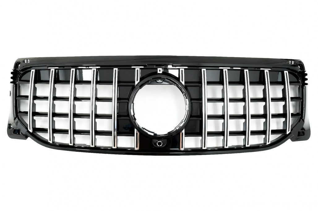 Front Grille GT-R Panamericana Chrome Design for Mercedes GLB-Class X247 (2019–2023)