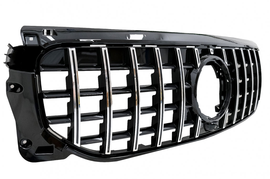 Front Grille GT-R Panamericana Chrome Design for Mercedes GLB-Class X247 (2019–2023)