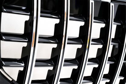 Front Grille GT-R Panamericana Chrome Design for Mercedes GLB-Class X247 (2019–2023)