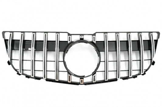 Front Grille GT-R Panamericana Chrome Design for Mercedes GLK X204 Facelift (2013–2015)