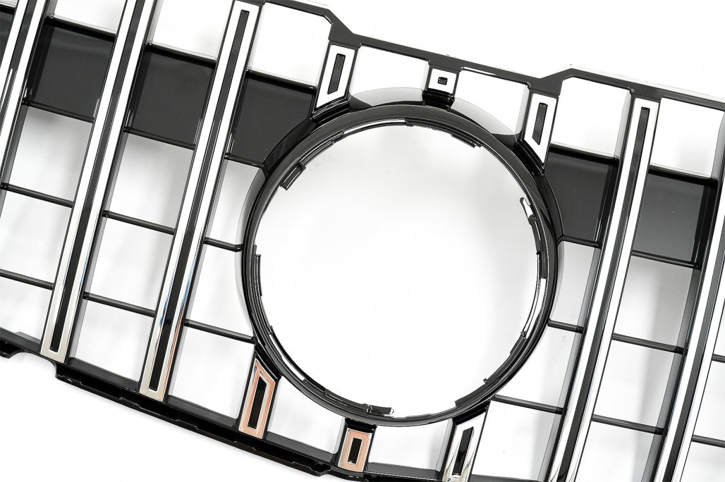 Front Grille GT-R Panamericana Chrome Design for Mercedes GLK X204 Facelift (2013–2015)