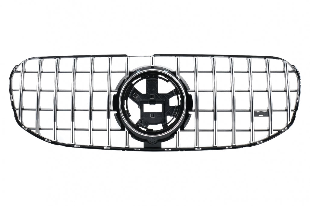 Front Grille GT-R Panamericana Chrome Design for Mercedes GLS X167 SUV (2019–2023)