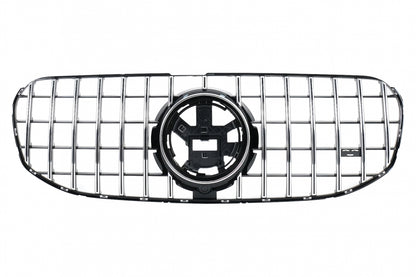 Front Grille GT-R Panamericana Chrome Design for Mercedes GLS X167 SUV (2019–2023)
