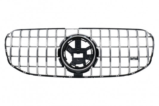 Front Grille GT-R Panamericana Chrome Design for Mercedes GLS X167 SUV (2019–2023)