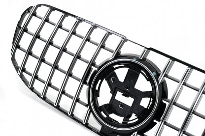 Front Grille GT-R Panamericana Chrome Design for Mercedes GLS X167 SUV (2019–2023)