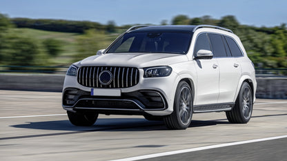 Front Grille GT-R Panamericana Chrome Design for Mercedes GLS X167 SUV (2019–2023)