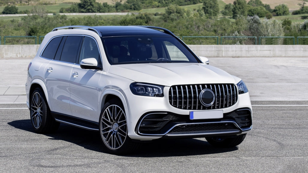 Front Grille GT-R Panamericana Chrome Design for Mercedes GLS X167 SUV (2019–2023)