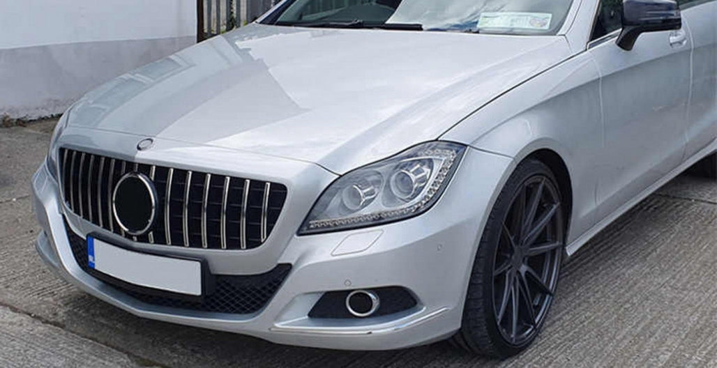 Front Grille GT-R Panamericana Chrome for Mercedes CLS W218 X218 (2011–2014)
