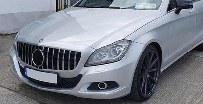 Front Grille GT-R Panamericana Chrome for Mercedes CLS W218 X218 (2011–2014)