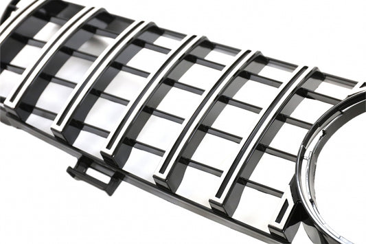 Front Grille GT-R Panamericana Chrome for Mercedes CLS W219 (2005–2008)
