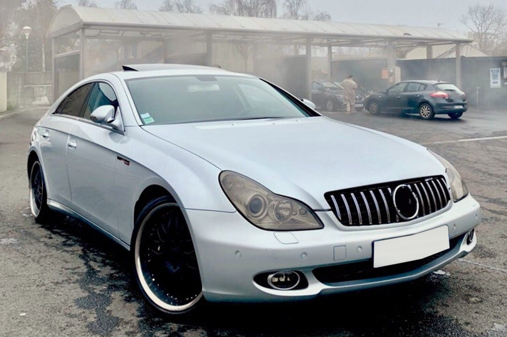 Front Grille GT-R Panamericana Chrome for Mercedes CLS W219 (2005–2008)