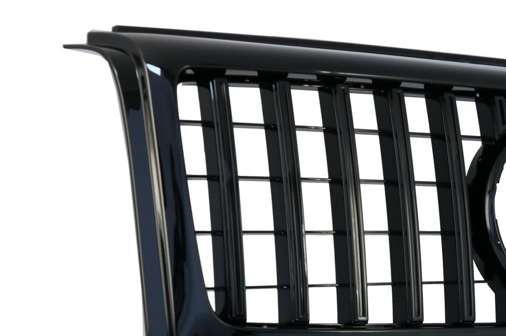 Front Grille GT-R Panamericana Design All Black for Mercedes G-Class W463 (1990–2014)
