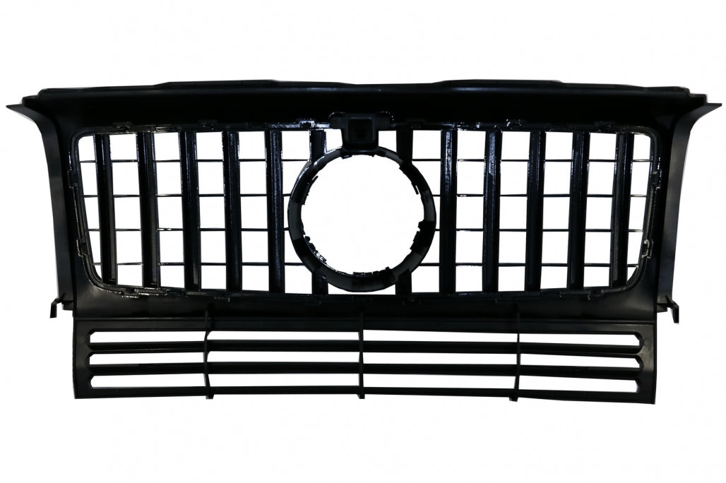 Front Grille GT-R Panamericana Design All Black for Mercedes G-Class W463 (1990–2014)