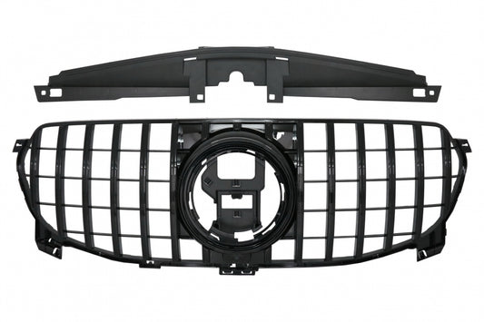 Front Grille GT-R Panamericana Design Black for Mercedes GLE W167 V167 C167 Standard (2019–06.2023)