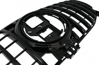 Front Grille GT-R Panamericana Design Black for Mercedes GLE W167 V167 C167 Standard (2019–06.2023)