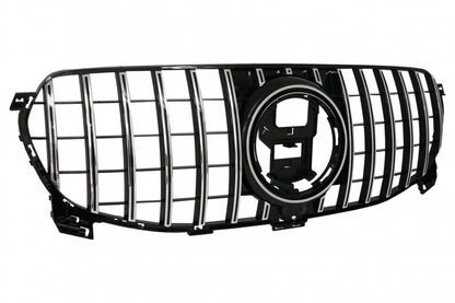 Front Grille GT-R Panamericana Design Chrome Black for Mercedes GLE W167 V167 C167 Standard (2019–06.2023)