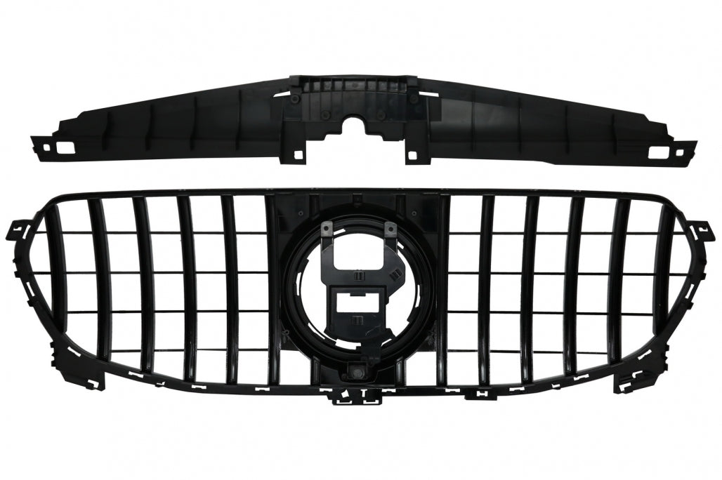 Front Grille GT-R Panamericana Design Chrome Black for Mercedes GLE W167 V167 C167 Standard (2019–06.2023)