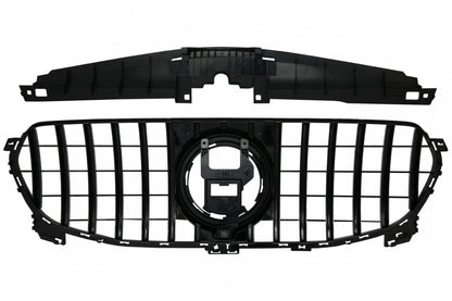 Front Grille GT-R Panamericana Design Chrome Black for Mercedes GLE W167 V167 C167 Standard (2019–06.2023)