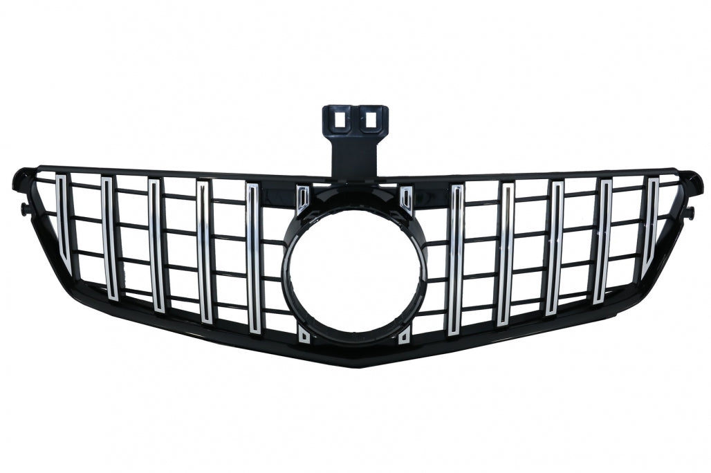 Front Grille GT-R Panamericana Design Chrome for Mercedes C-Class W204 S204 (2007–2014)