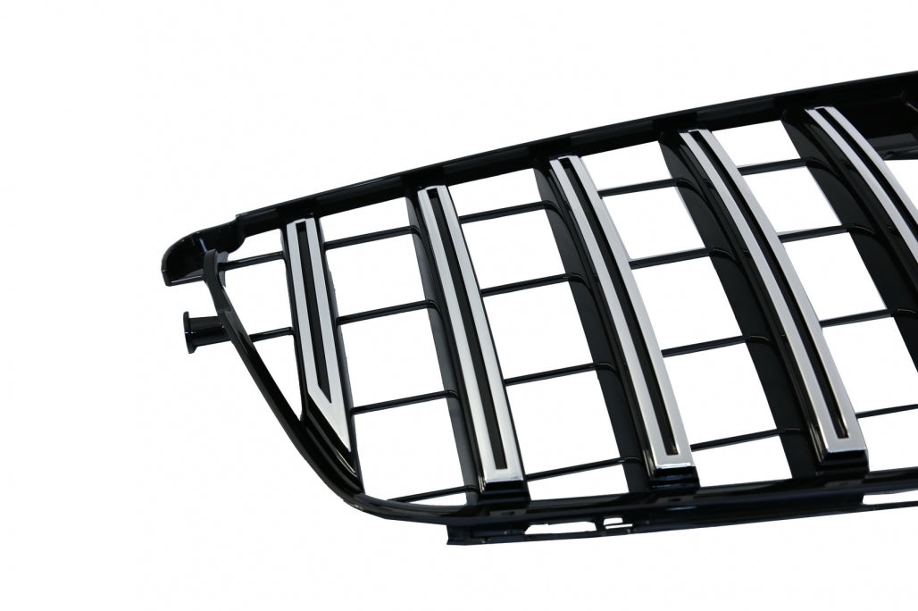 Front Grille GT-R Panamericana Design Chrome for Mercedes C-Class W204 S204 (2007–2014)