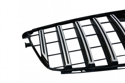 Front Grille GT-R Panamericana Design Chrome for Mercedes C-Class W204 S204 (2007–2014)