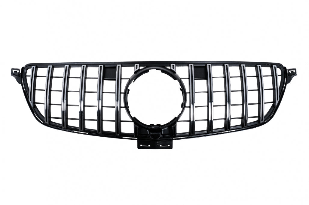 Front Grille GT-R Panamericana Design for Mercedes GLE Coupe C292 W166 SUV (2015–2018)